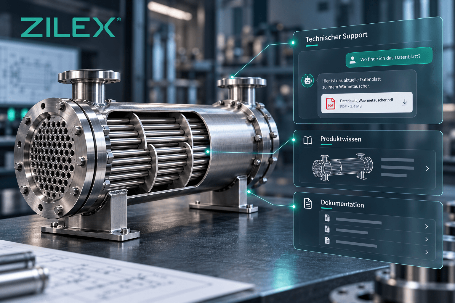 ZILEX  Technischer Support für Wärmetauscher 1