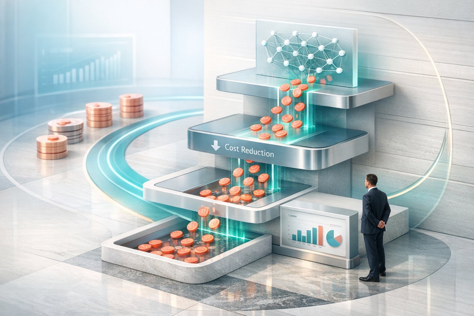 Stockfoto KI Entwicklungskosten senken mit Tokenmanagement