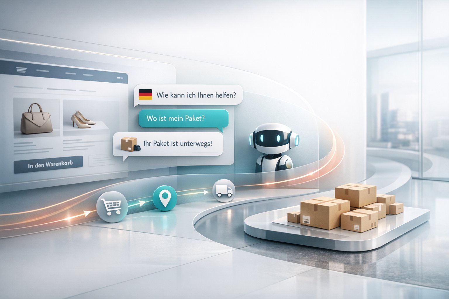 Webchat deutschsprachig auf einer E-Commerce Website